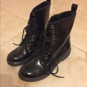 Black Combat Boots